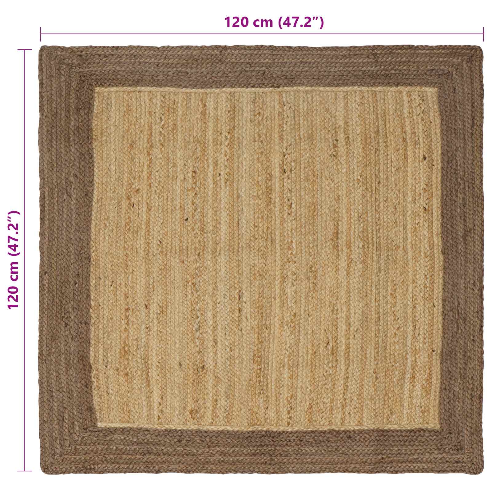 Bereichsteppiche Grau 60 x 110 cm Jute