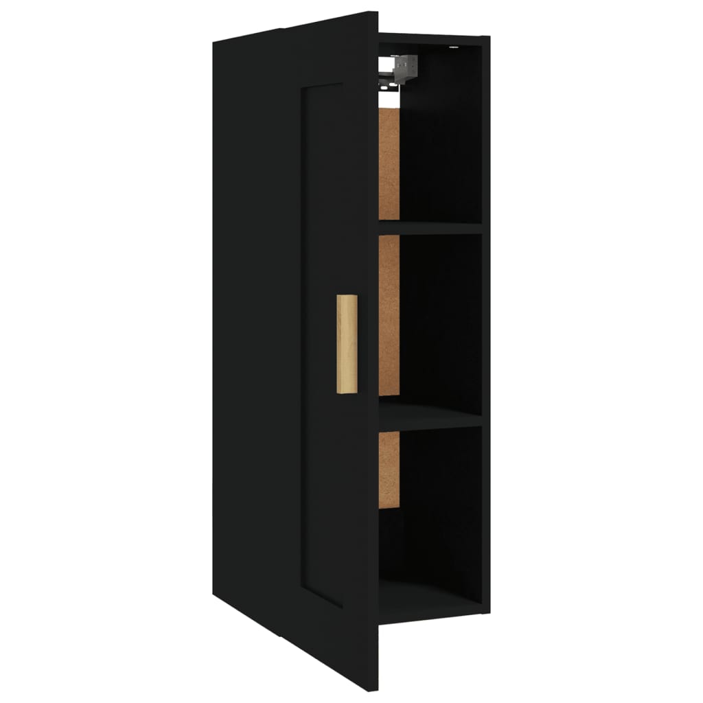 Wandschrank Weiß 35x34x90 cm Holzwerkstoff