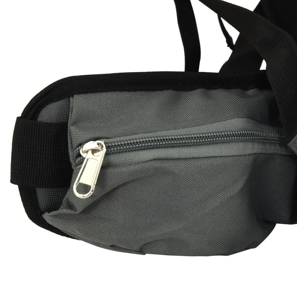 Wanderrucksack Schwarz 60 L Oxford-Gewebe