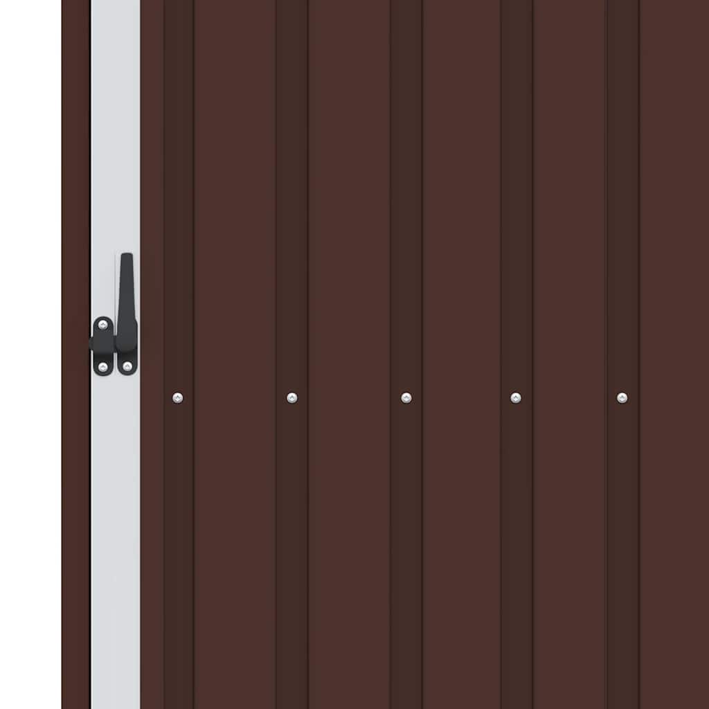 Garten Brennholzlager Grün 245x98x159 cm Verzinkter Stahl
