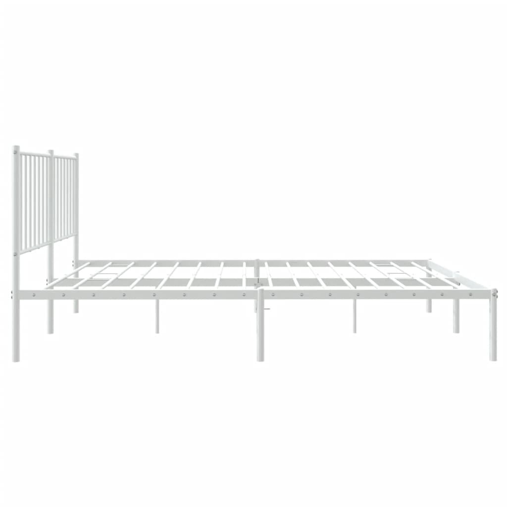 Bettgestell Metall Schwarz 75x190 cm