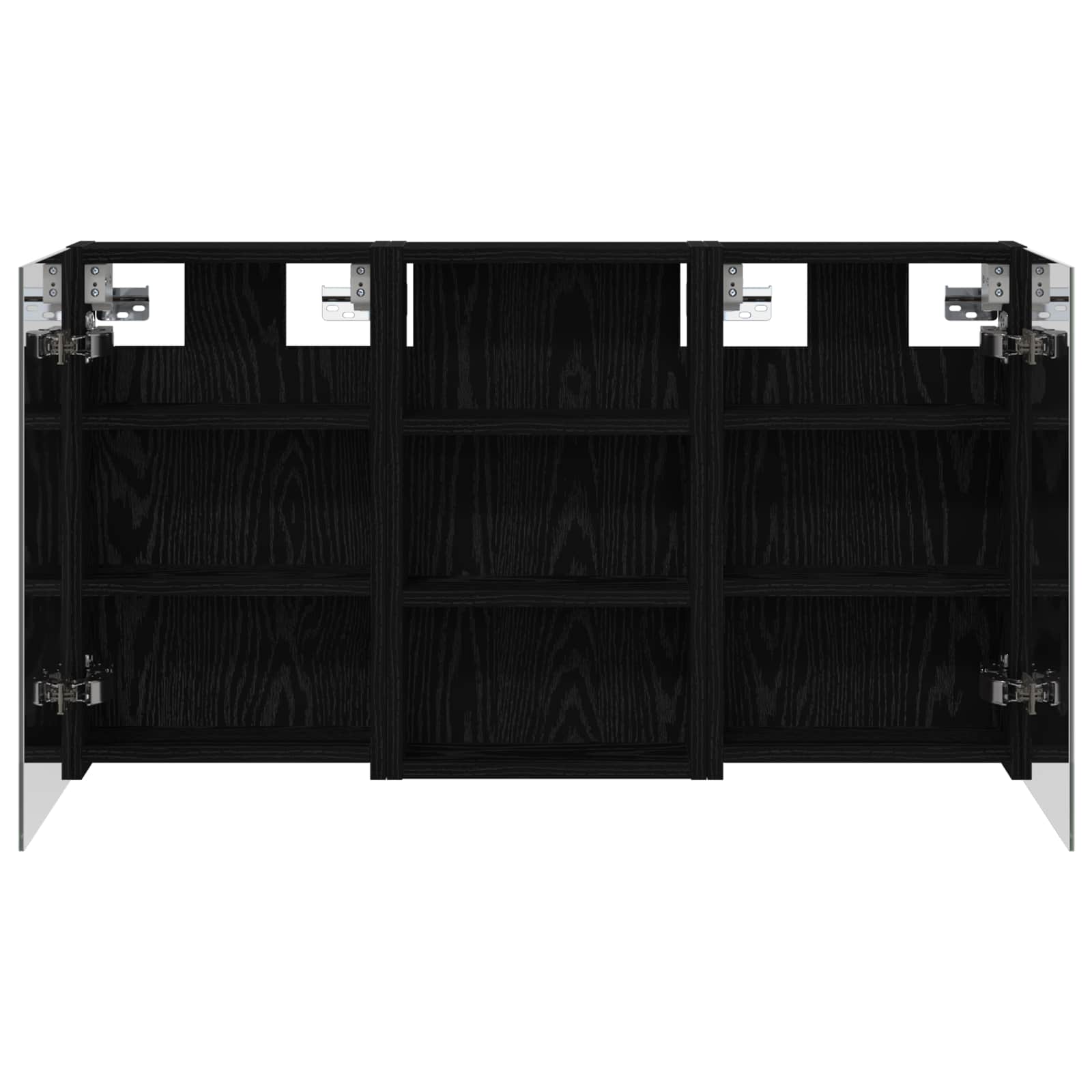 Badezimmerschrank-Set 3 pcs 80 x 10,5 x 50 cm Holzwerkstoff