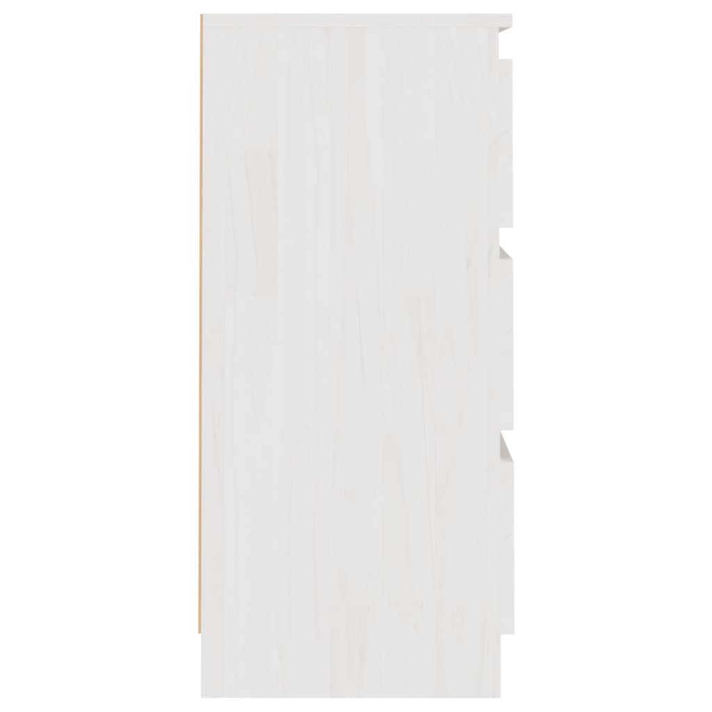 Nachtschrank 40x29,5x64 cm Massivholz Kiefer