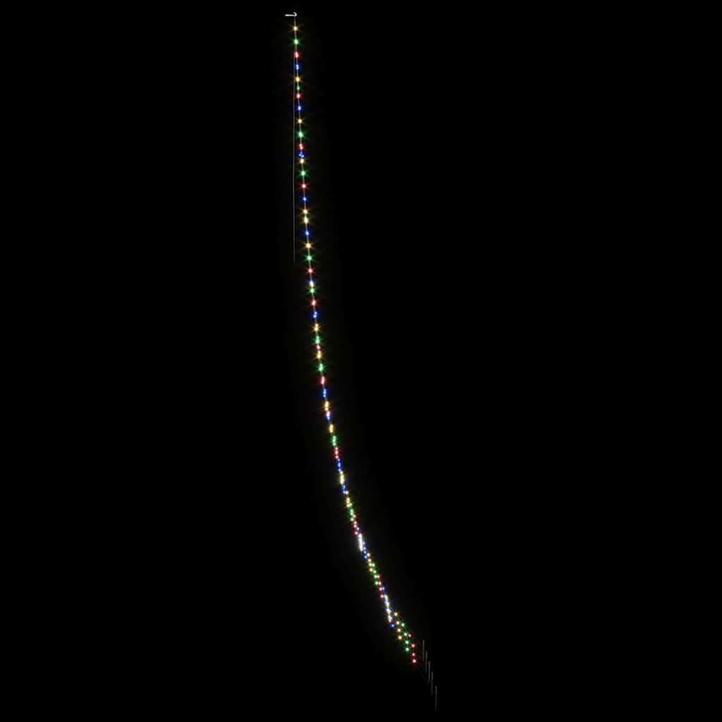 LED Weihnachtsbaum mit Erdspießen Warmes Weiß 182 cm Metall