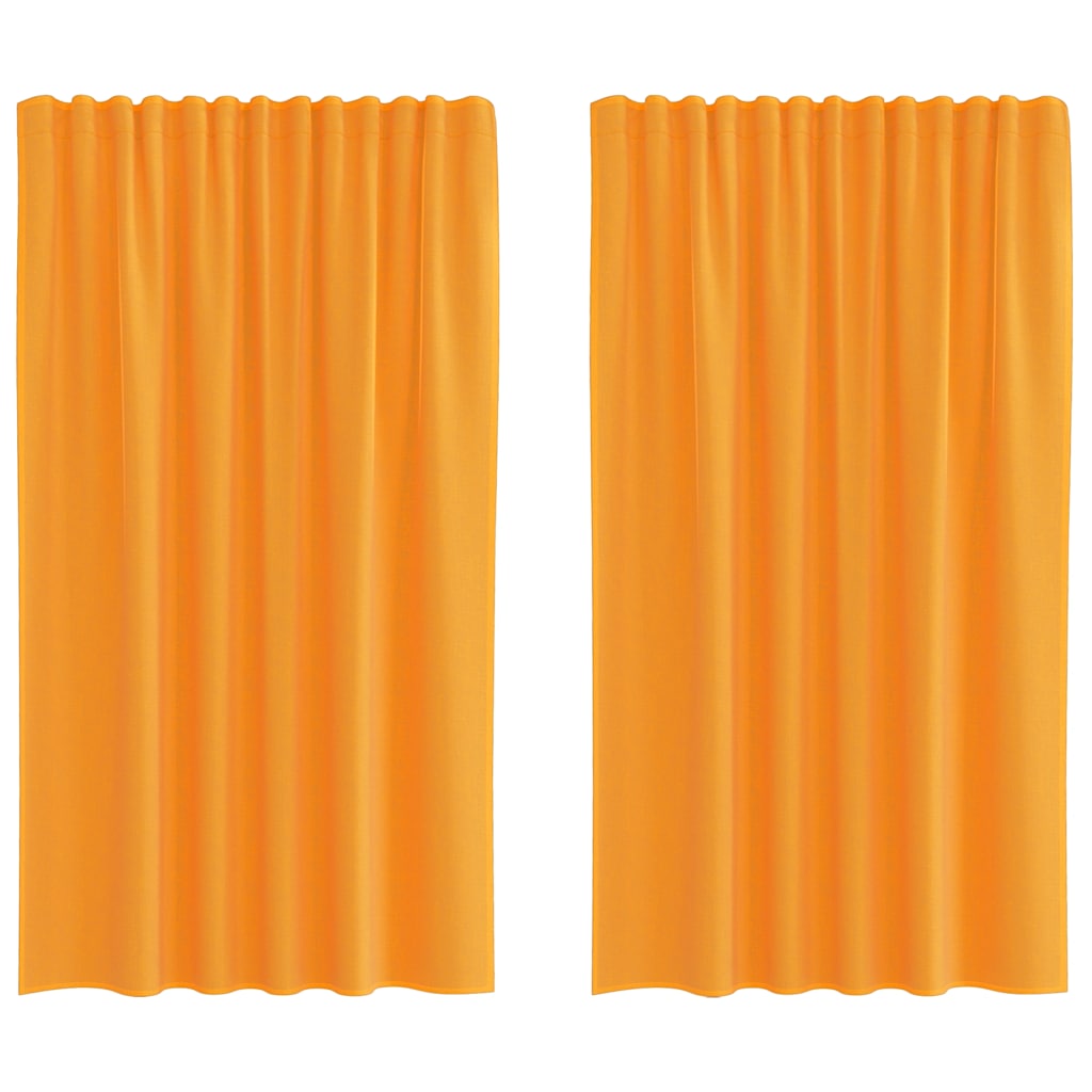 Voile Vorhänge mit Ösen 2 Stk. Apfelgrün 140x140 cm