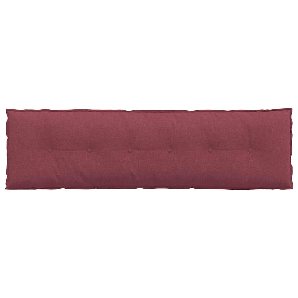 Rückenkissen Hellgrau 50 x 19 x 45 cm Stoff
