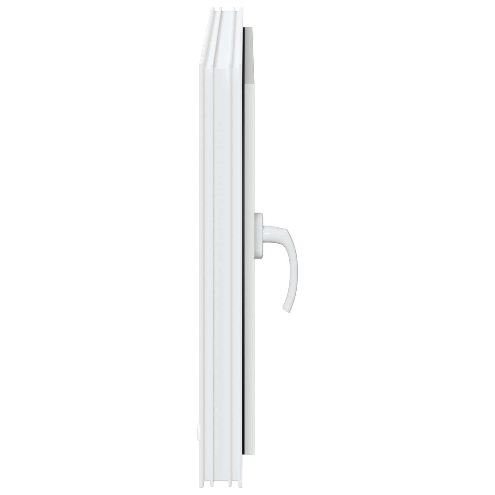 Kellerfenster RISOR 50 x 50 cm PVC und Glas Weiß