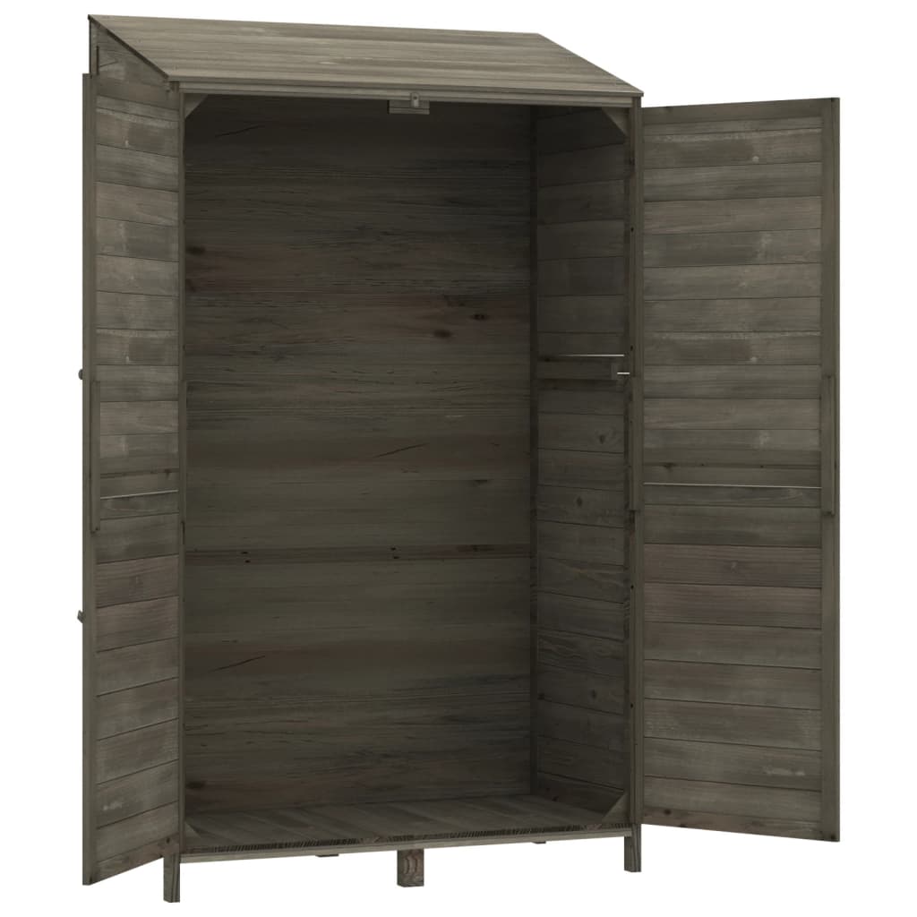 Geräteschuppen 55x52x174,5 cm Massivholz Tanne