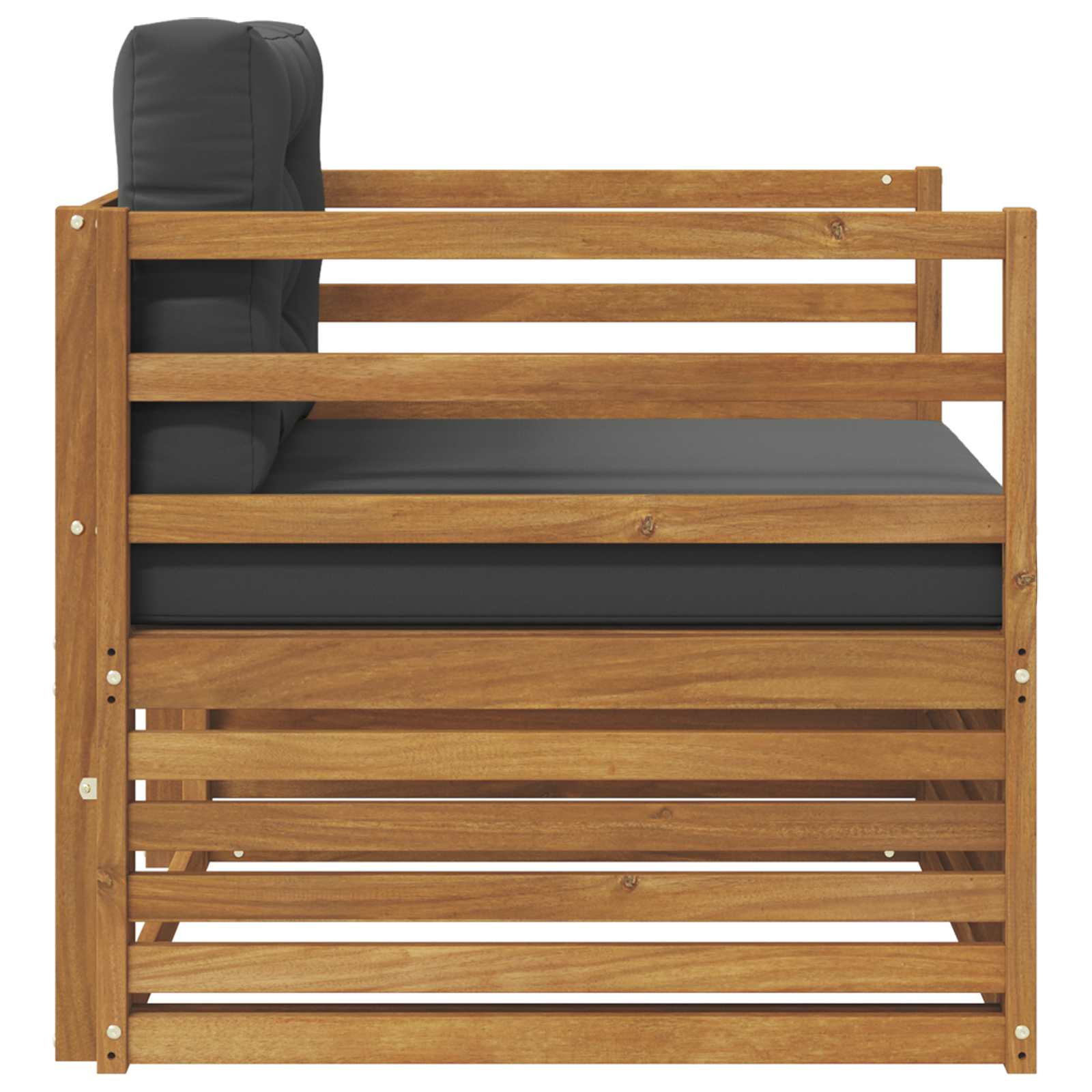 2 Stück Outdoor-Sofa Natur