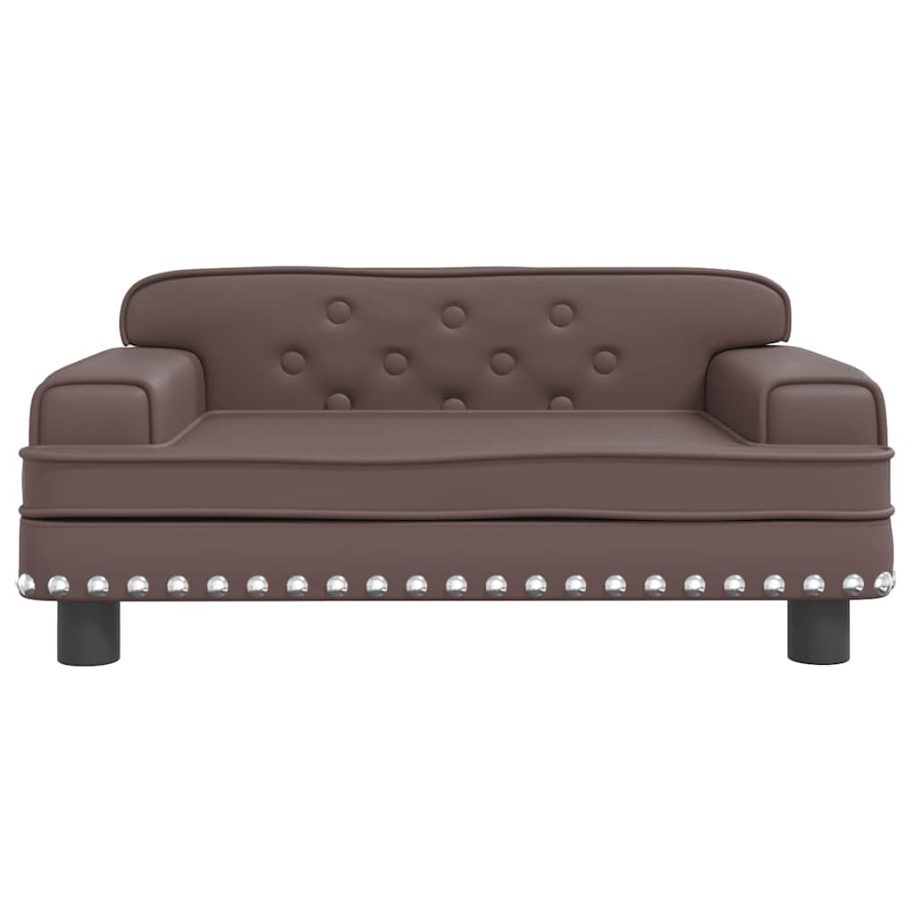 Hundebett Rosa 90x53x30 cm Samt