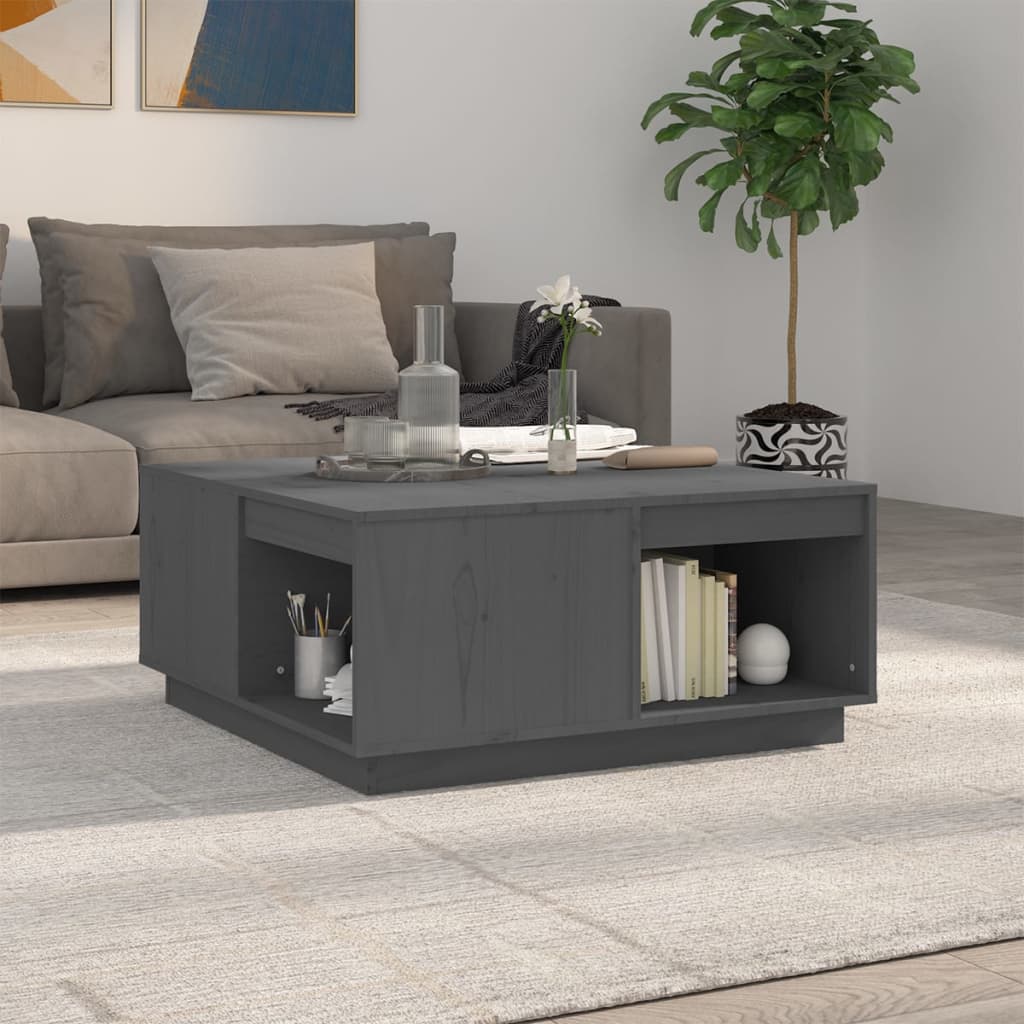 Couchtisch 100x101x40,5 cm Massivholz Kiefer