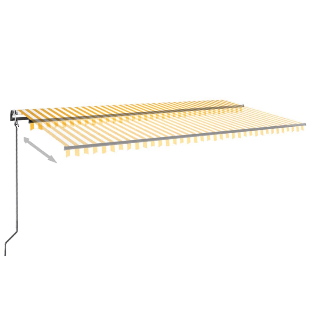 Markise Automatisch Einziehbar 350x250 cm Creme