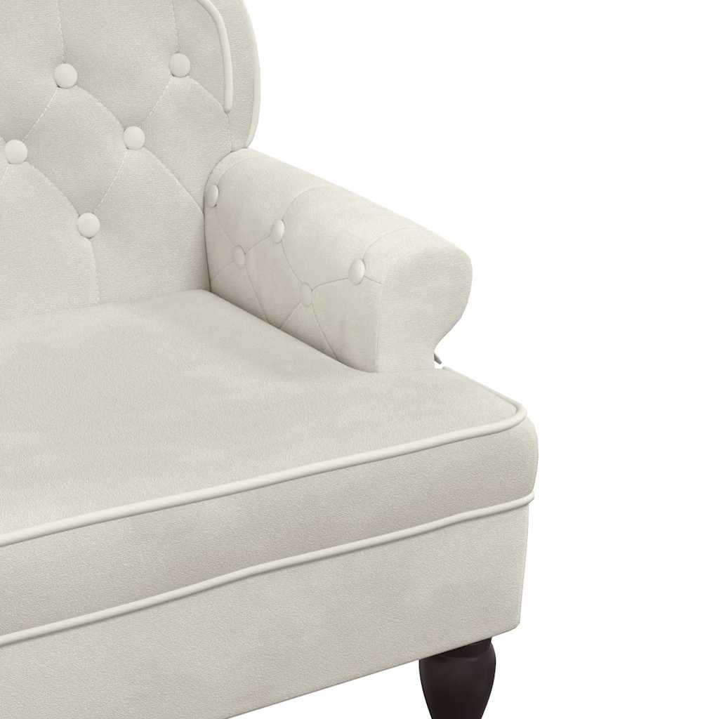 Sitzbank mit Rückenlehne Dunkelgrau 119,5x64,5x75 cm Samt