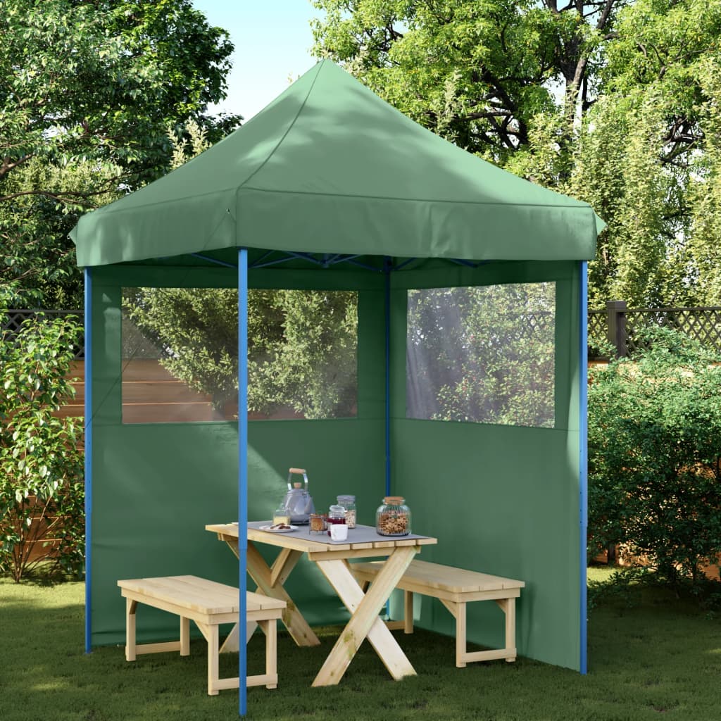 Partyzelt Faltbar Pop-Up Schwarz 200x200x306 cm