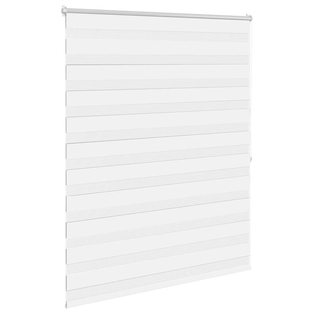 Zebra-Rollo 40,9 x 100 cm, Stoffbreite 36,7 cm, Weiß