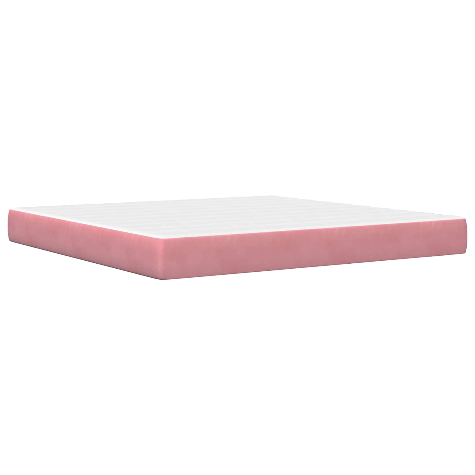 Bettgestell mit Matratze mit Kopfteil Hellgrau 80 x 200 cm Samt