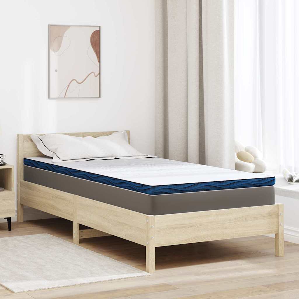Matratzenauflage Weiß 70 x 200 cm Jacquard-Stoff