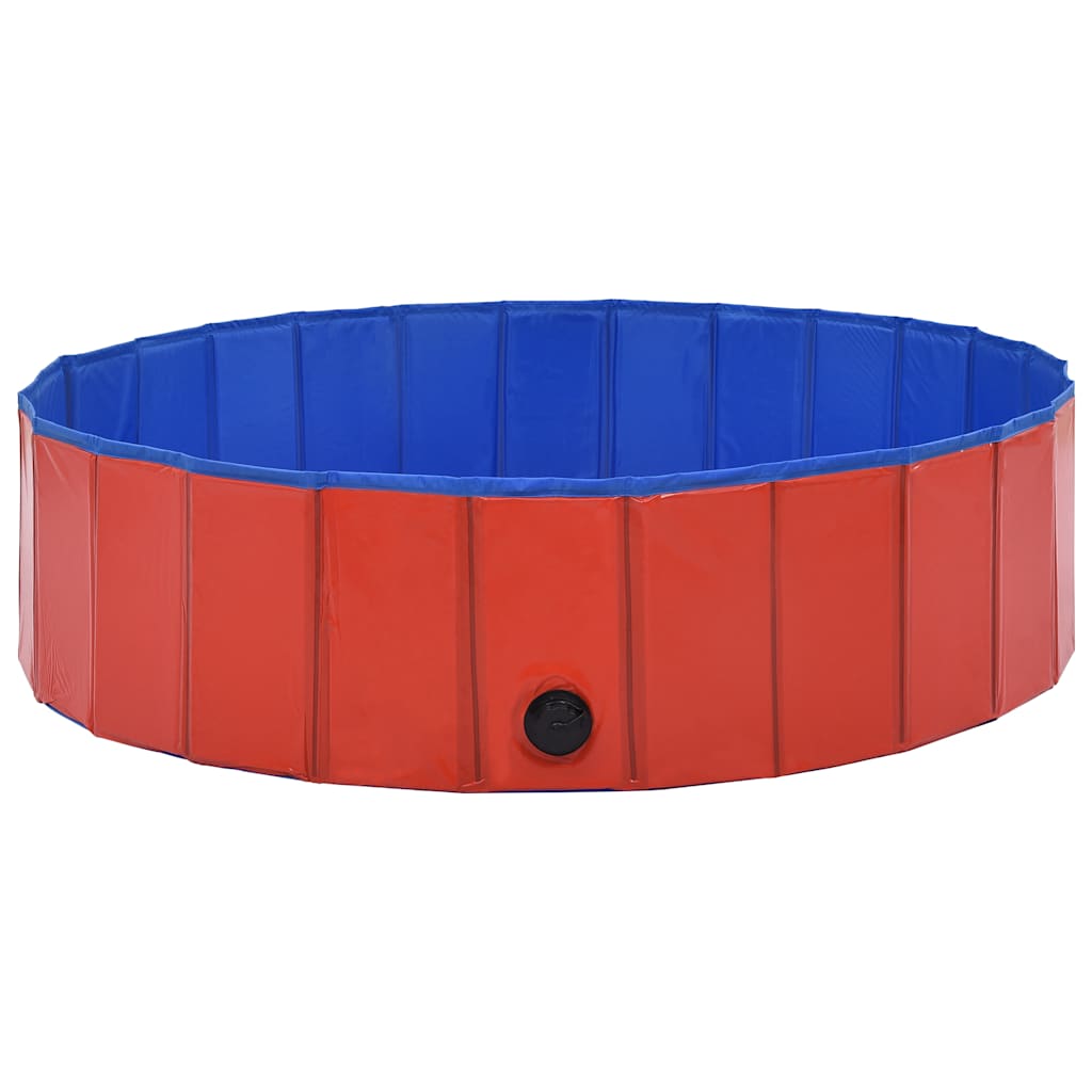 Hundepool Rot Ø200 x 30 cm Dicker PVC