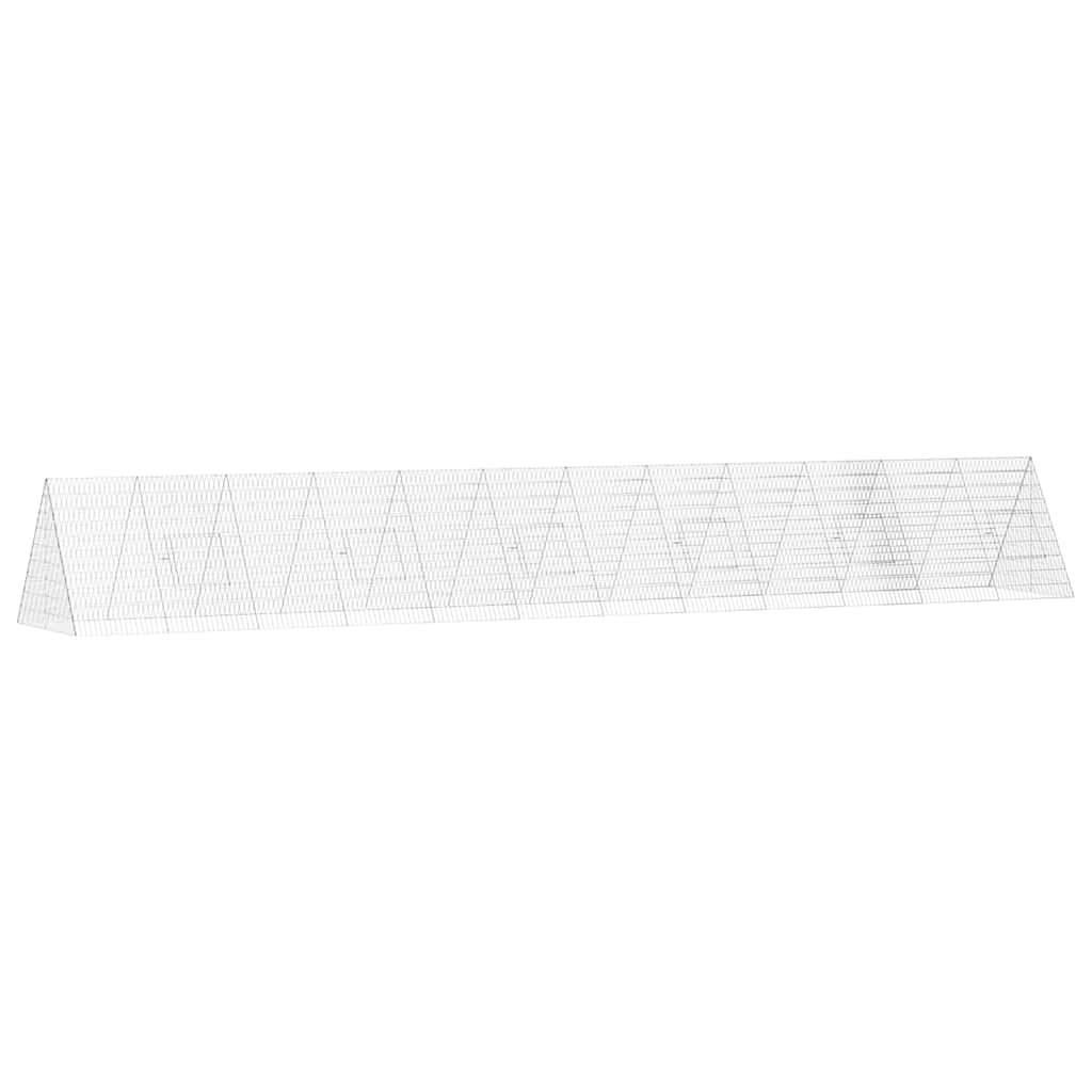 Hühnerkäfig Silber 110 x 55 x 55 cm Verzinkter Stahl
