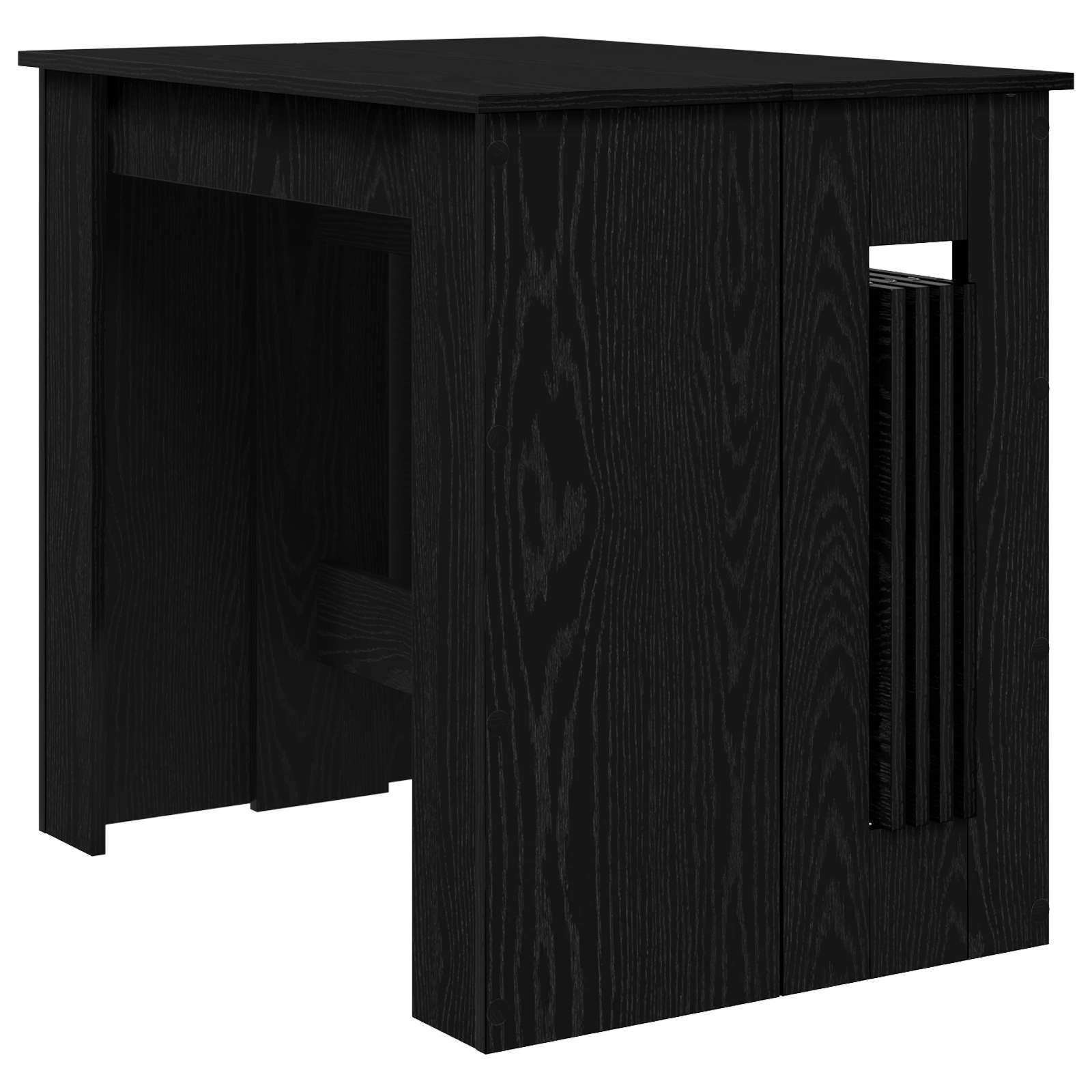 Esstisch 180 x 85 x 75 cm Holzwerkstoff Schwarze Eiche