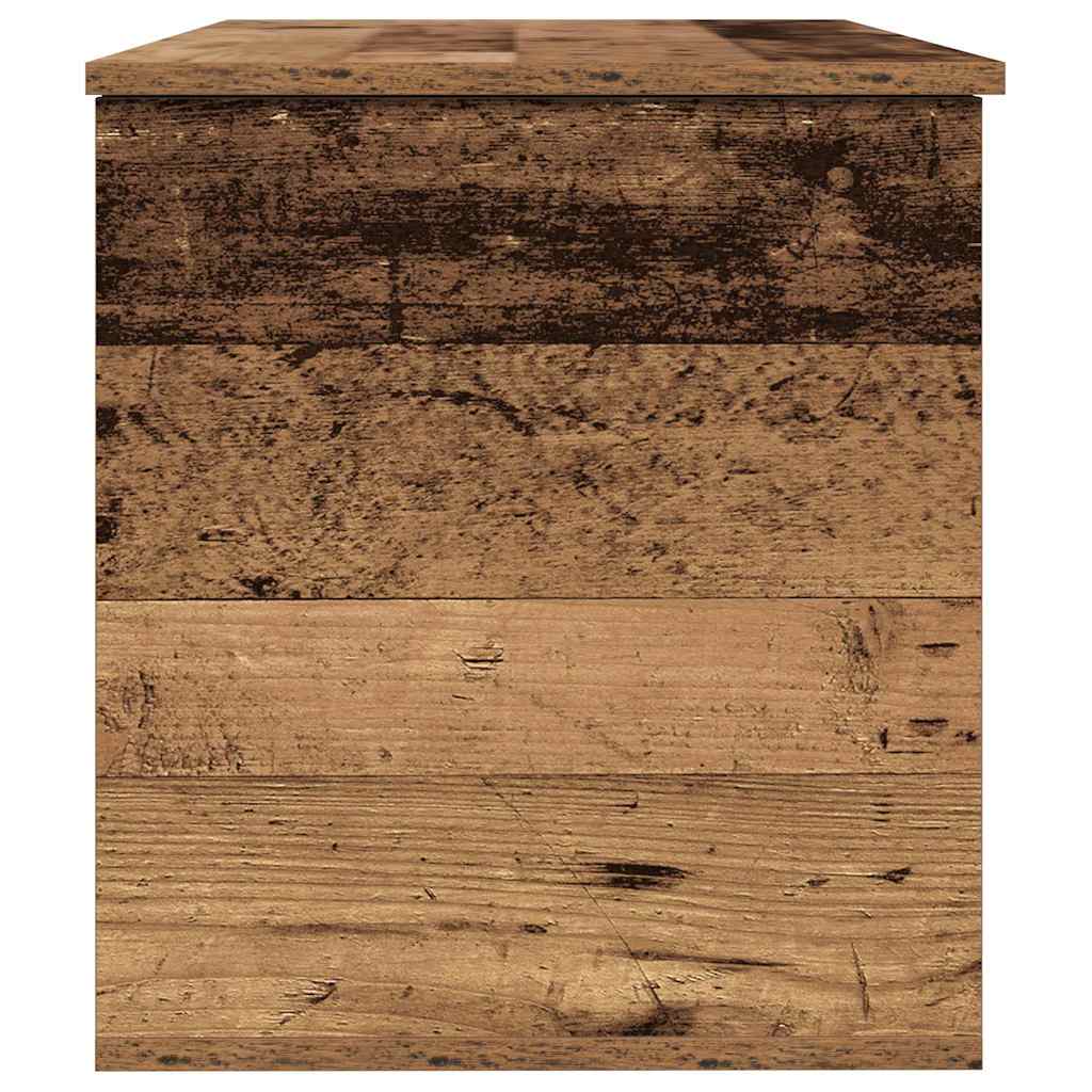 Aufbewahrungstruhe Weiß 84x42x46 cm Holzwerkstoff