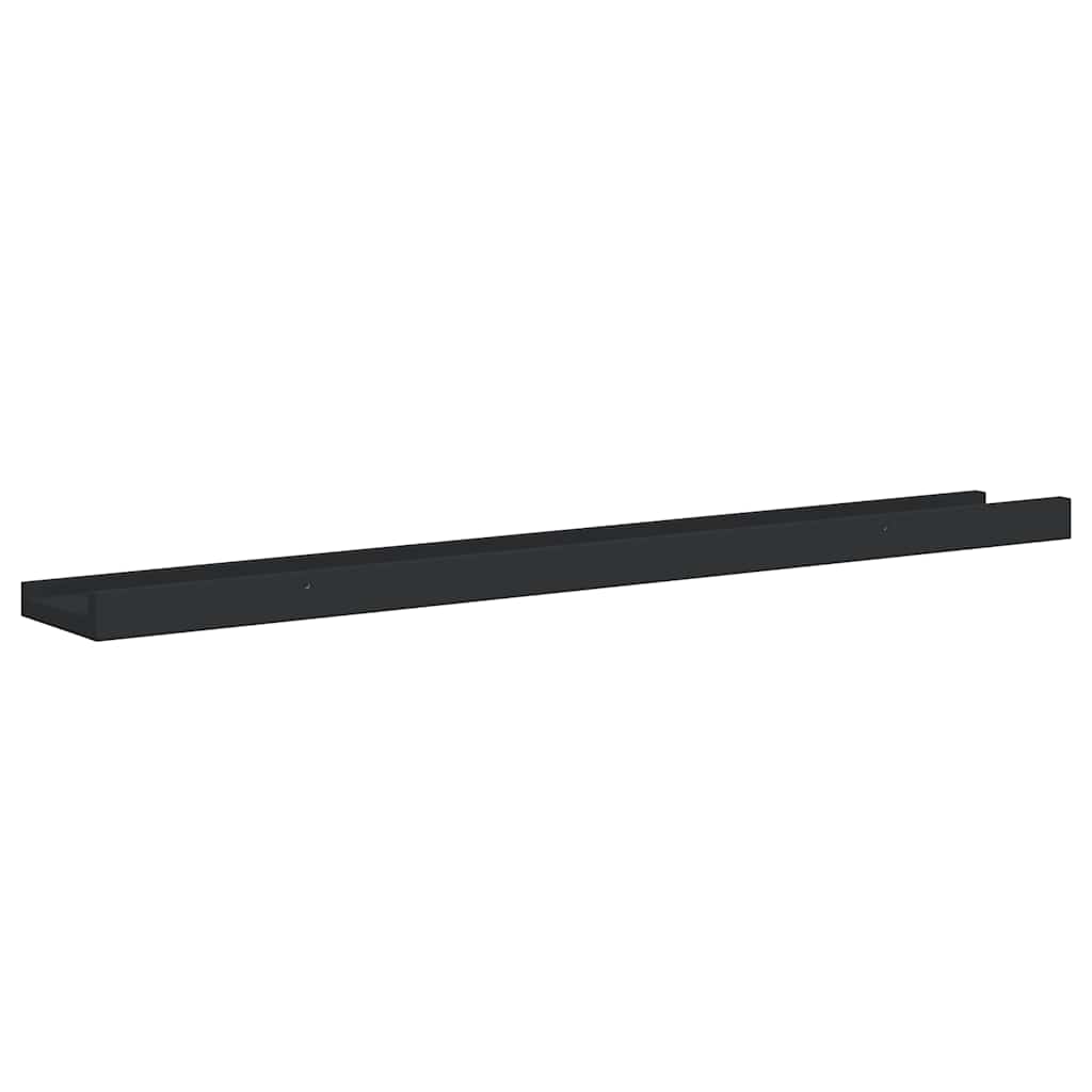 Bilderleisten 2 Stk. Weiß 80x9x3 cm MDF