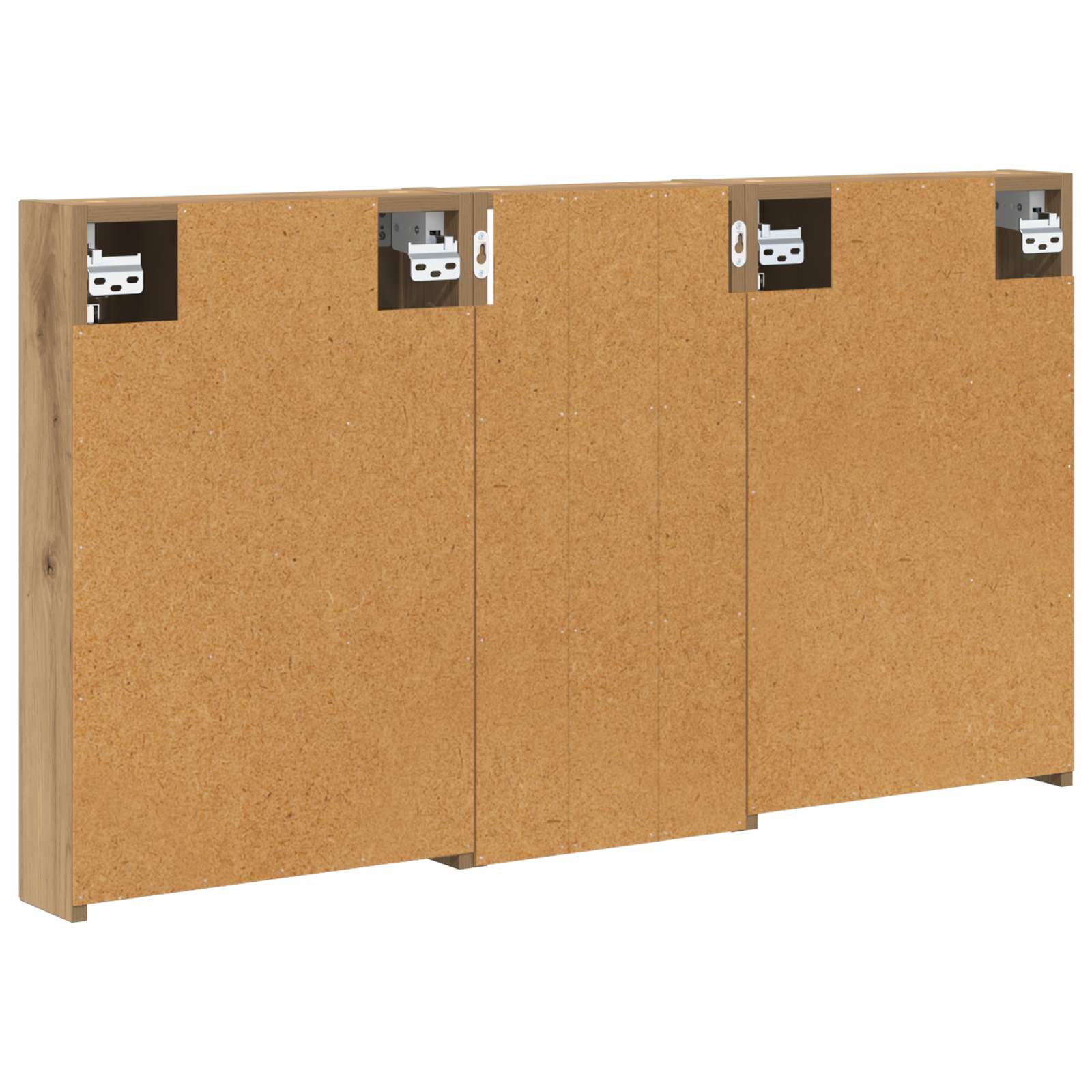 Badezimmerschrank-Set 3 pcs 80 x 10,5 x 50 cm Holzwerkstoff