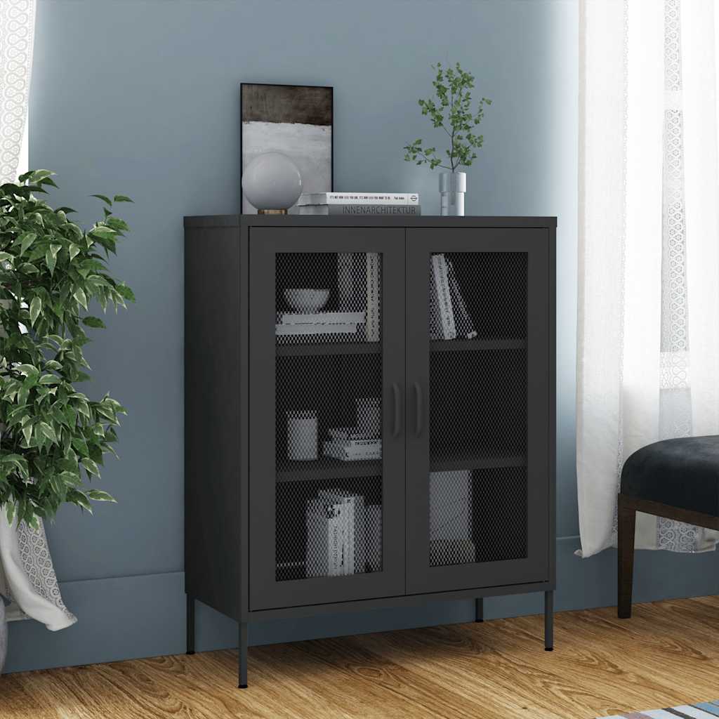 Lagerschrank Olivgrün 80x35x101,5 cm Stahl