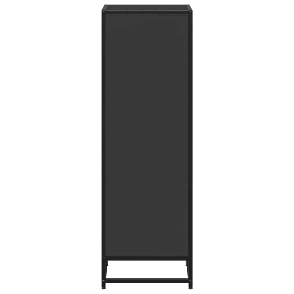 Bücherregal Schwarz 60x35x139 cm Holzwerkstoff