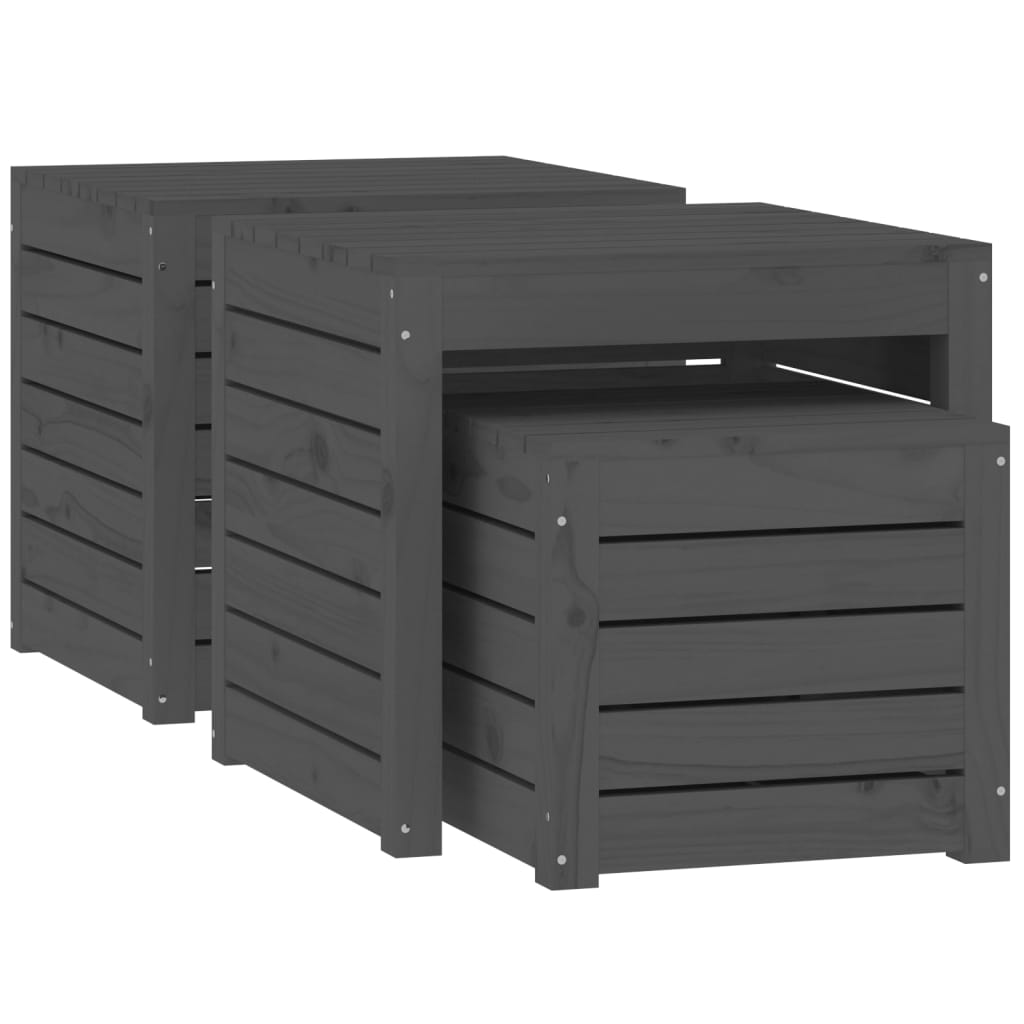 Gartenbox 101x50,5x46,5 cm Massivholz Kiefer