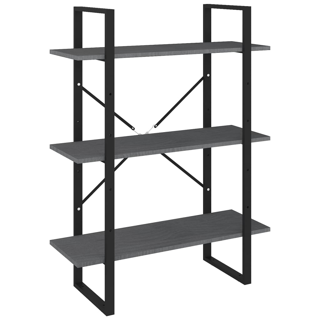 Bücherregal Weiß 80x30x105 cm Holzwerkstoff