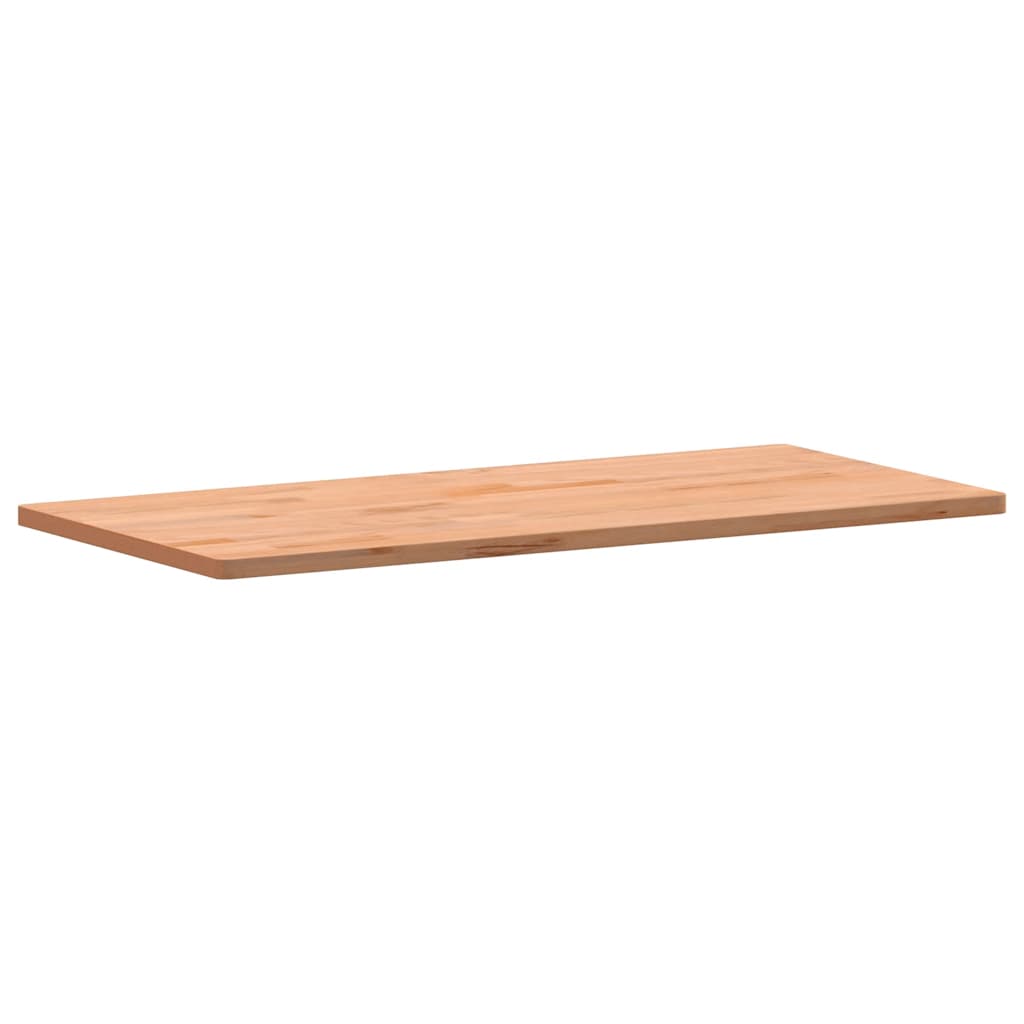 Schreibtischplatte 80x55x2,5 cm Massivholz Buche