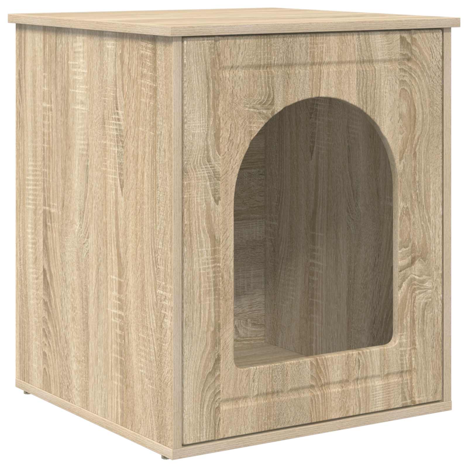 Katzenhaus Weiß 53 x 52 x 62 cm Holzwerkstoff