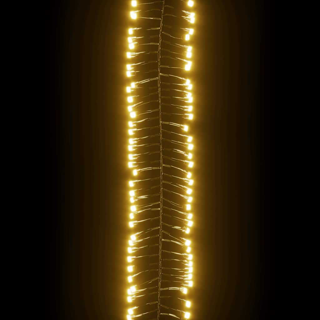 LED-Lichterkette mit 400 LEDs Warmweiß PVC