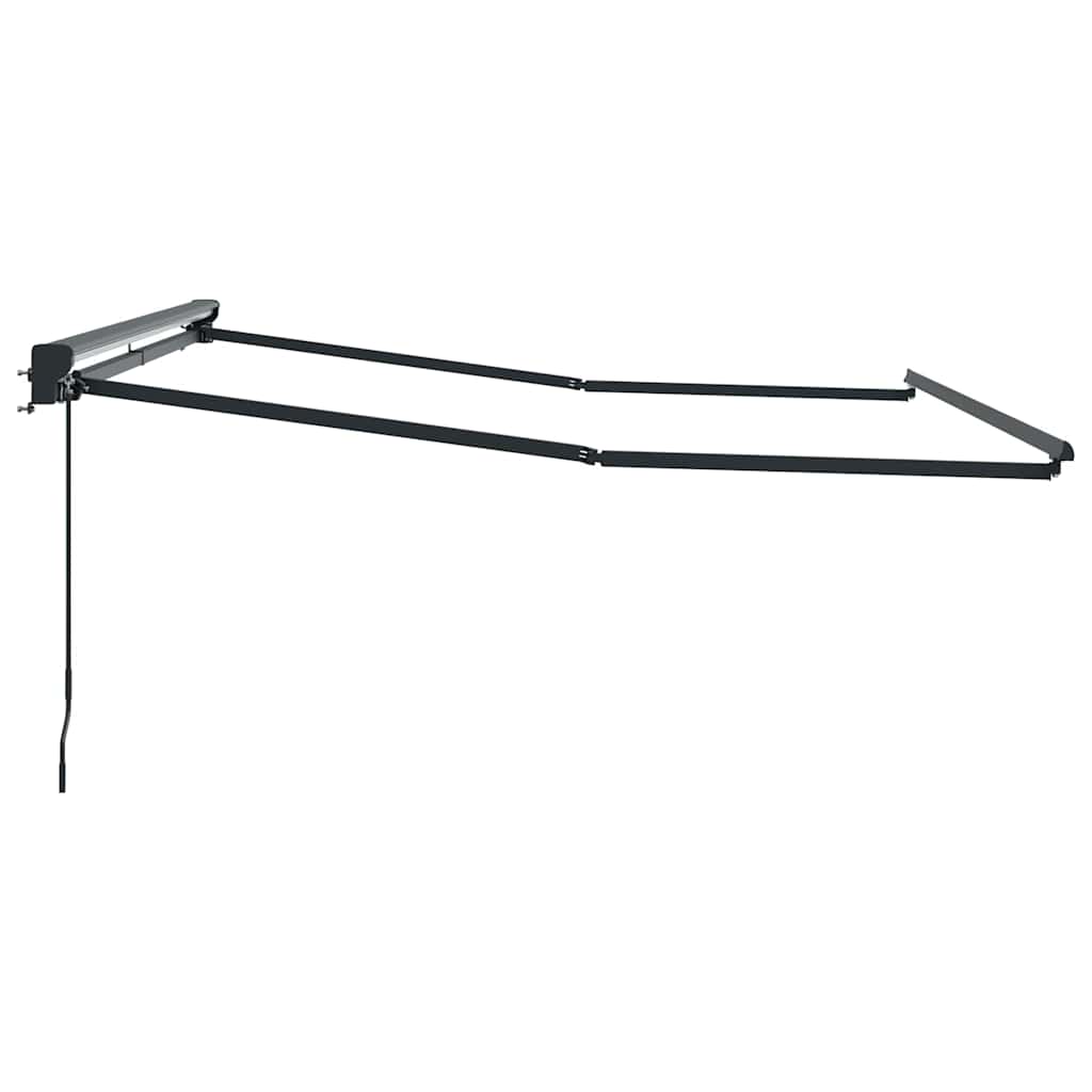 Markisenrahmen Verstellbar Weiß 2,5 x 2 m Stahl