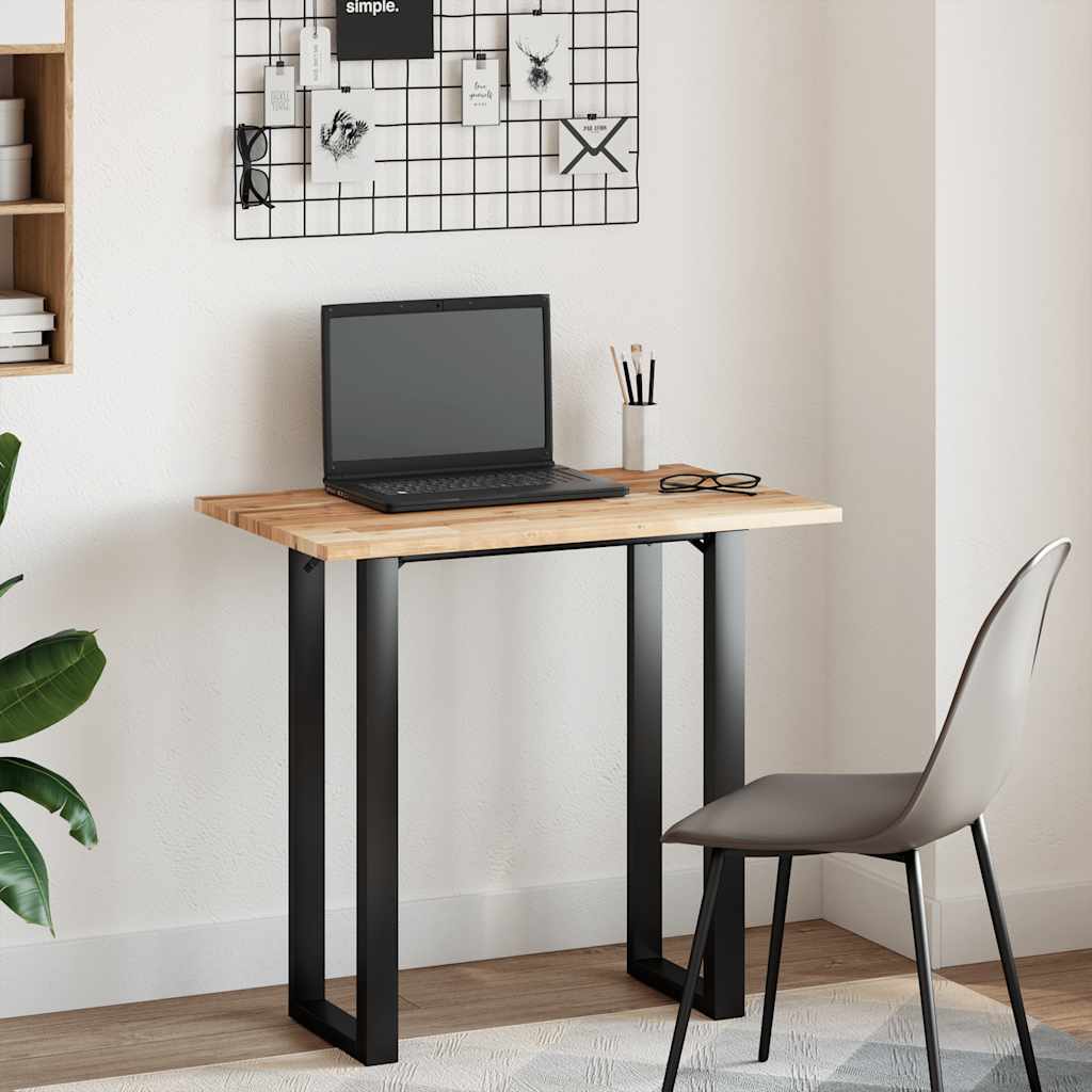 Tischplatte Rechteckig 60x50x2 cm Massivholz Akazie