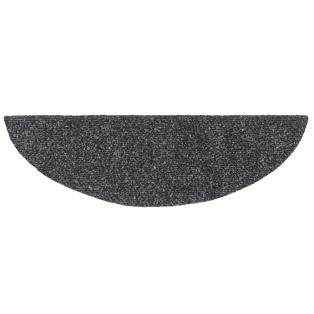 Stufenmatten Selbstklebend 15 Stk. 56x17x3 cm Hellbraun Halbrund