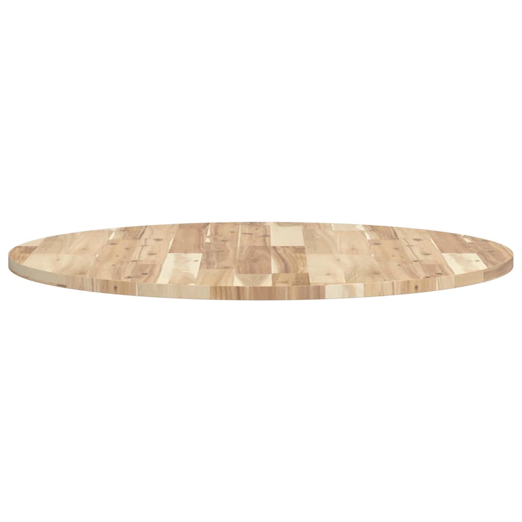 Tischplatte Rund Ø40x2 cm Massivholz Akazie