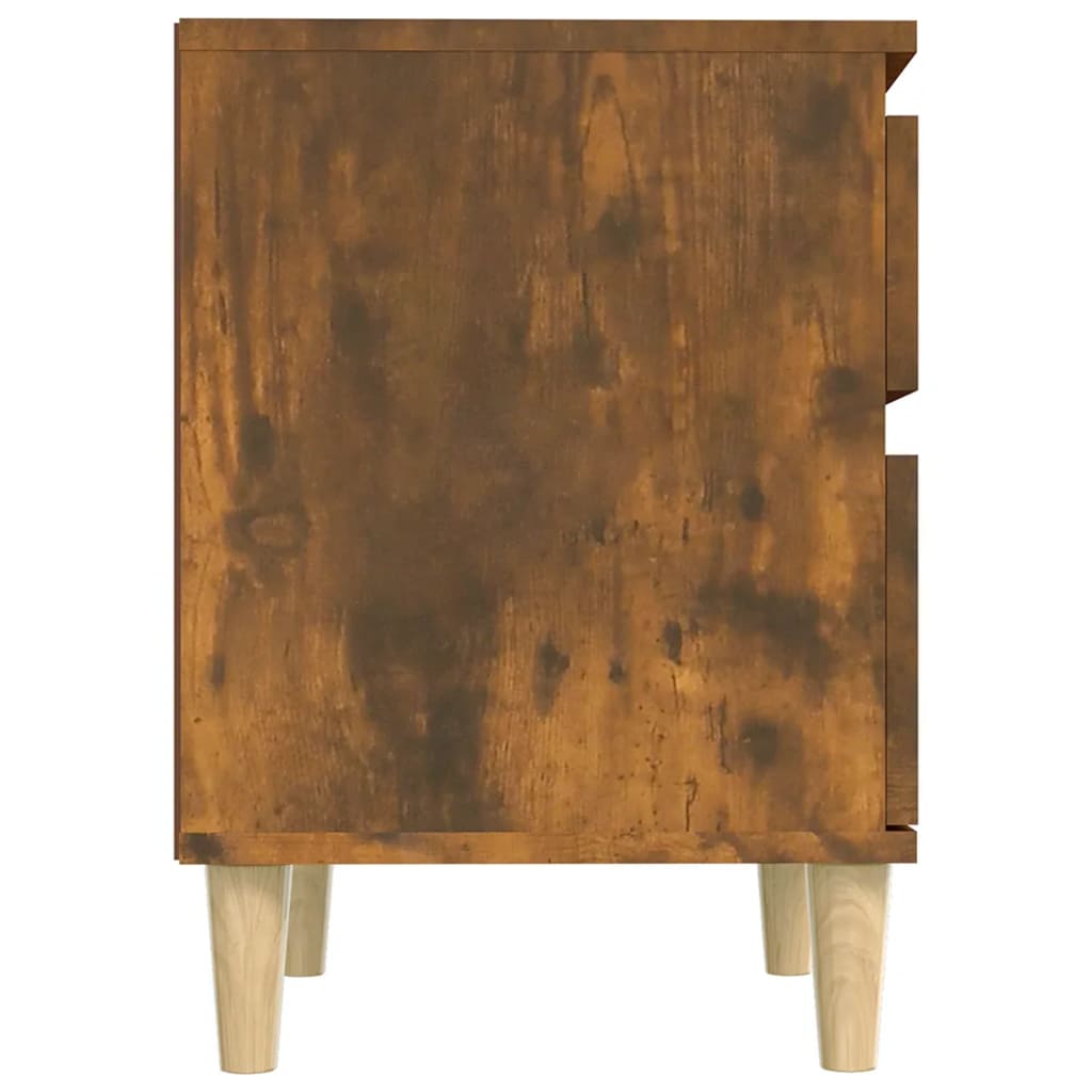 Nachttisch Weiß 40x35x50 cm