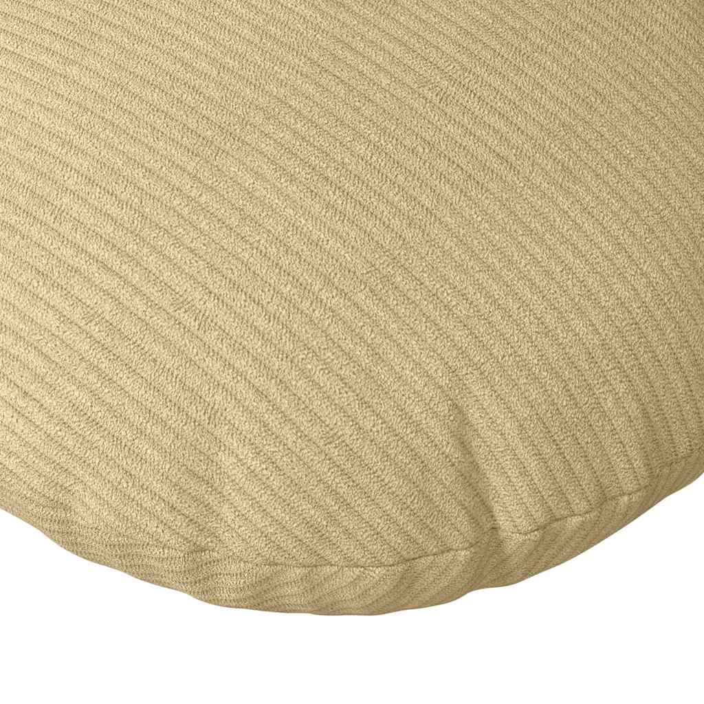 Sitzkissen 2 pcs Hellgrau Ø30 x 13 cm Cordstoff