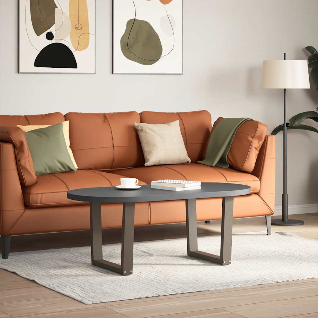Couchtischbeine V-Form 2 Stück Schwarz 30x(30-31,3) cm Stahl