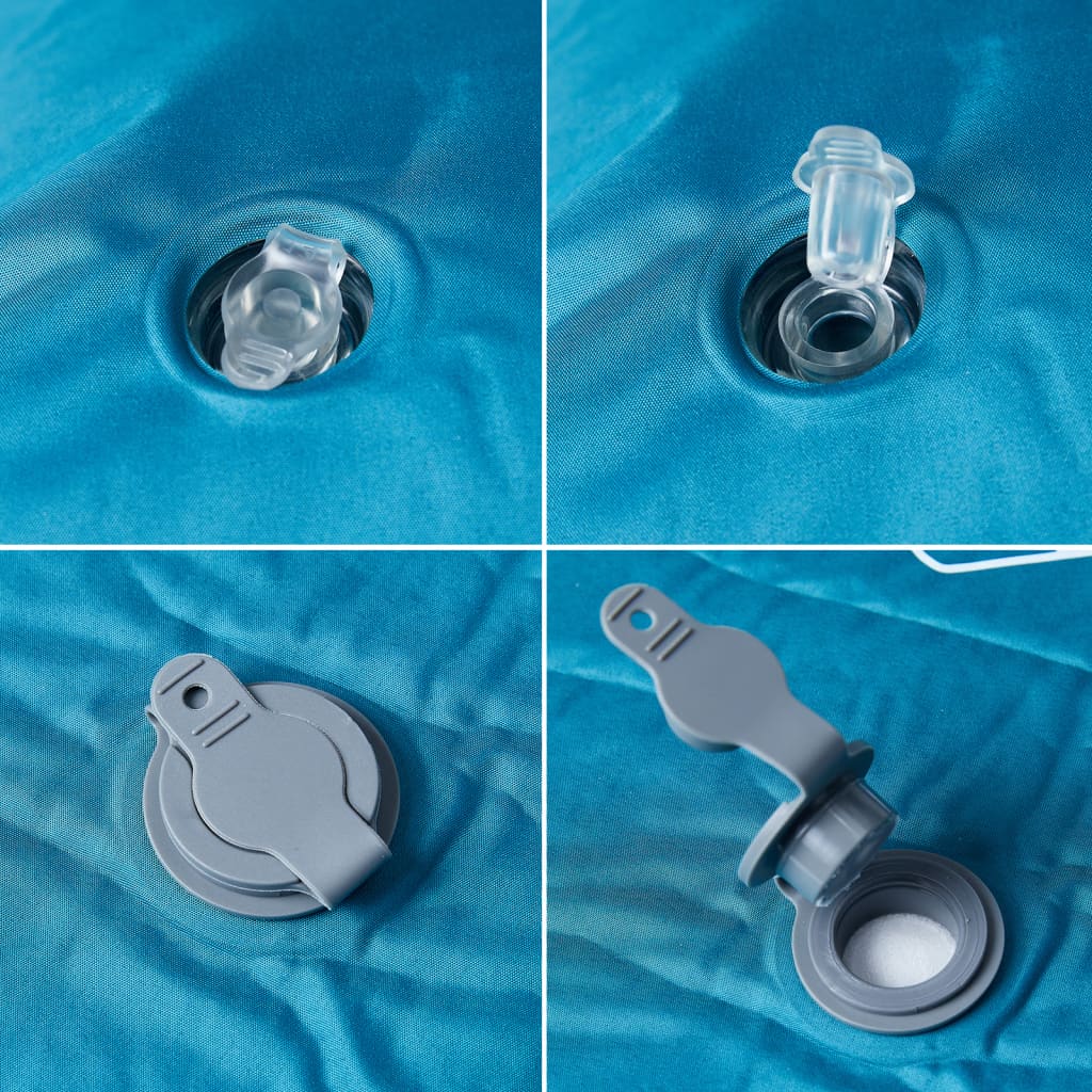Selbstaufblasende Isomatte mit Kissen Grau