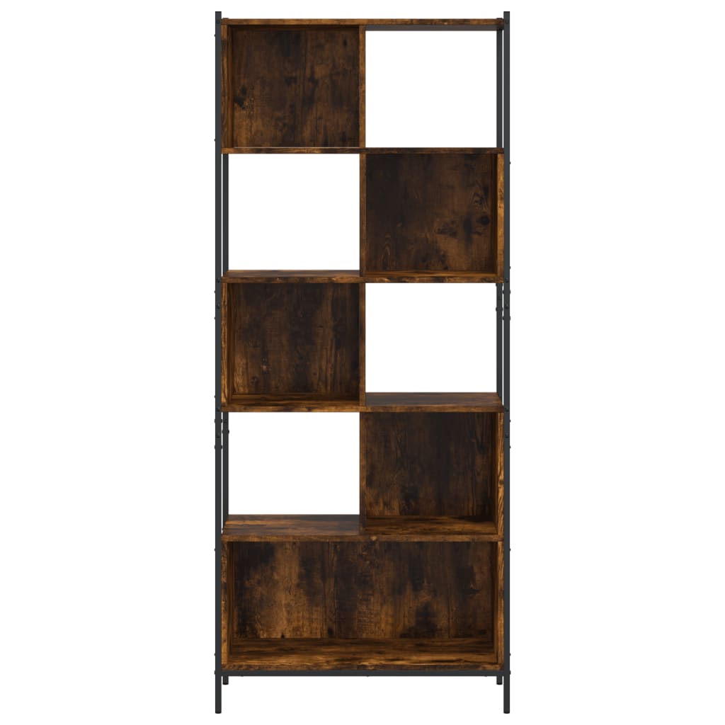 Bücherregal Schwarz 72x28x172 cm Holzwerkstoff