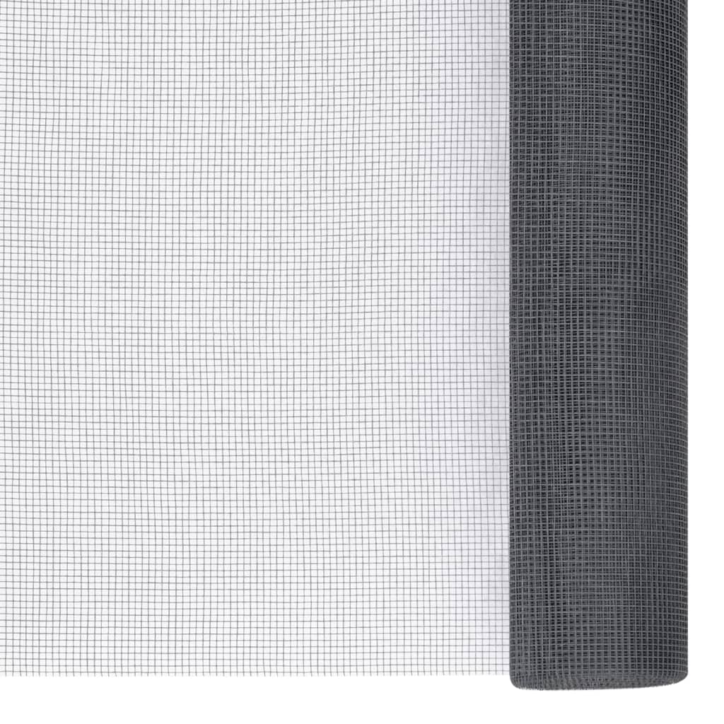 Fiberglas Mesh-Rolle Insektenschutzgitter Tür/Fenster 100 x 500 cm schwarz