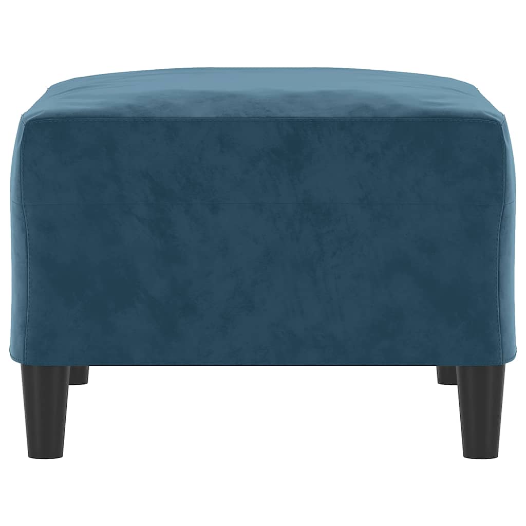 Fußhocker Hellgrau 60x50x41 cm Samt