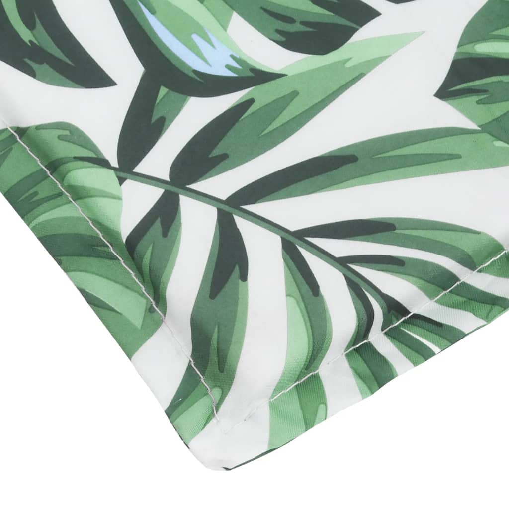 Liege-Kissen Blatt Blattmuster 200 x 70 x 3 cm Oxford-Stoff