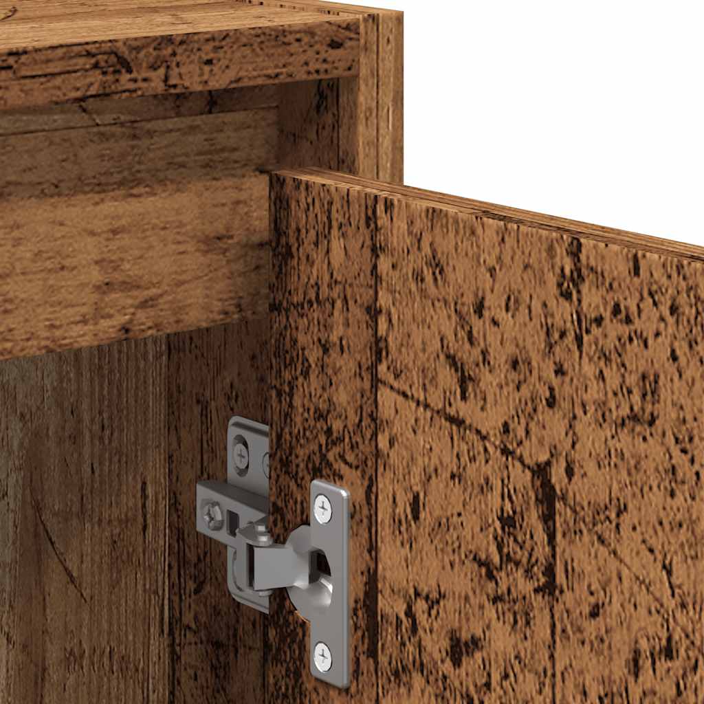 Badmöbel-Set Weiß Holzwerkstoff