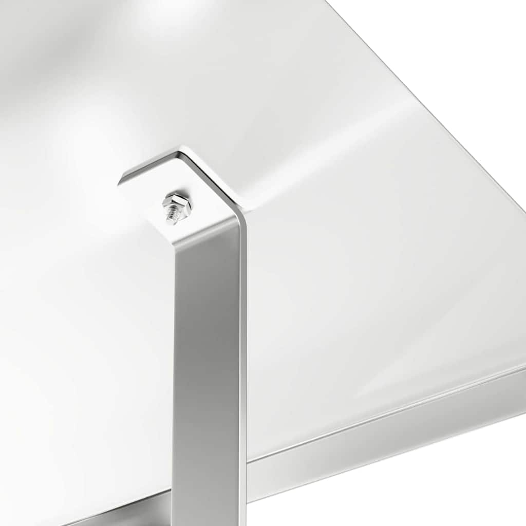 Kaminhaube Silber 40 x 40 x 37,5 cm Edelstahl