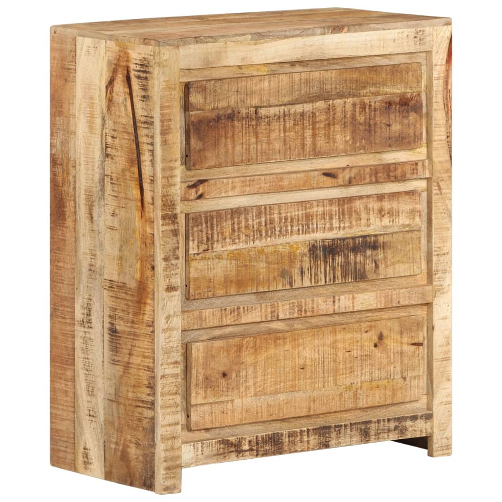 Schubladenschrank 60x33x75 cm Massivholz Akazie