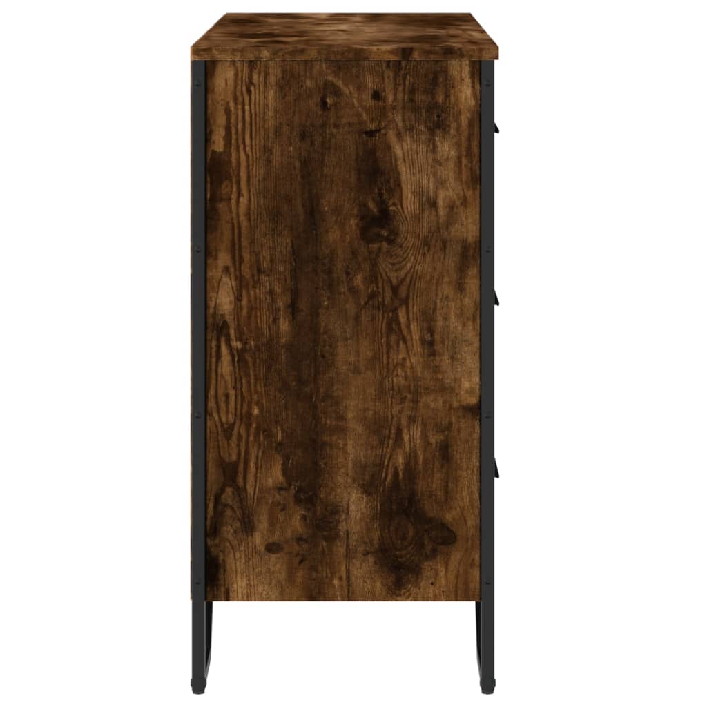 Kommode Schwarz 91x35,5x74,5 cm Holzwerkstoff